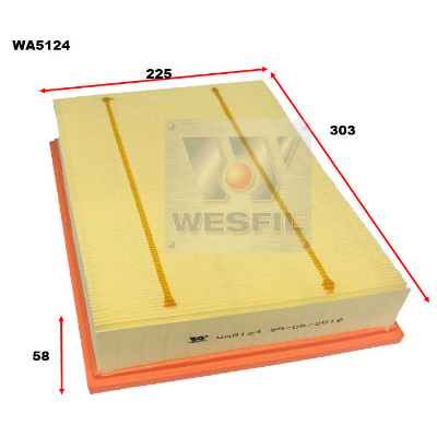 Air Filter Wesfil WA5124 WA1603 Landrover - Port Kennedy Auto Parts & Batteries