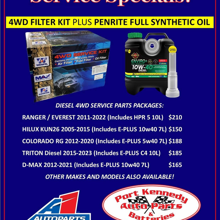 Sept Super Service Specials!!