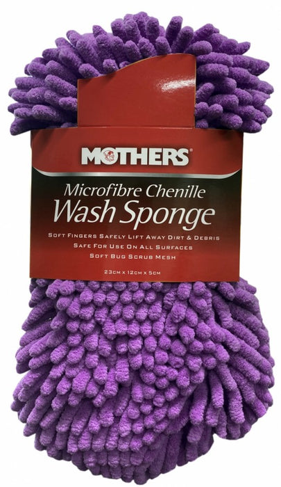 Mothers Microfibre Chenille Wash Sponge ñ 6720100