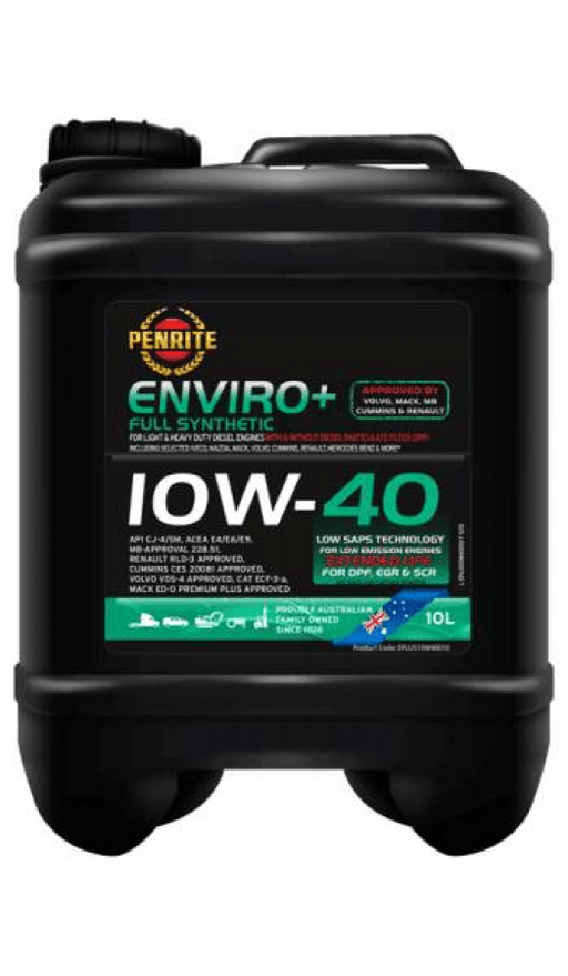 Oil Penrite Enviro Plus 10W40 10L EPLUS10W40010 - Port Kennedy Auto Parts & Batteries 