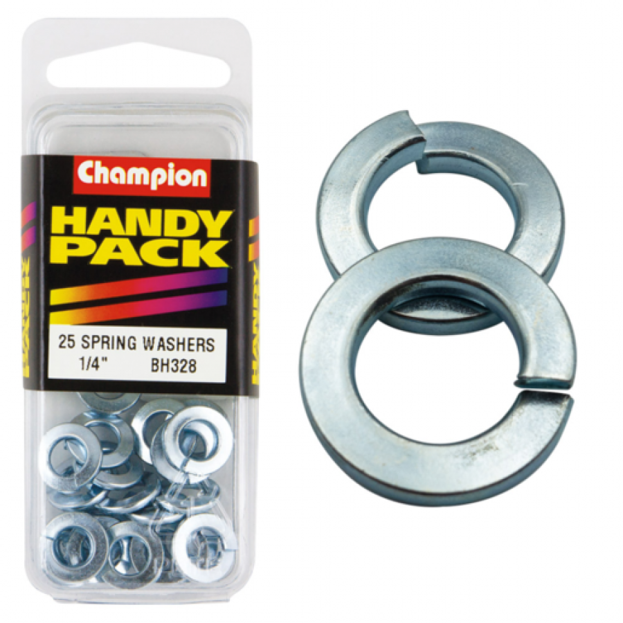 Handy Pack Champion Spring Washer 1/4
