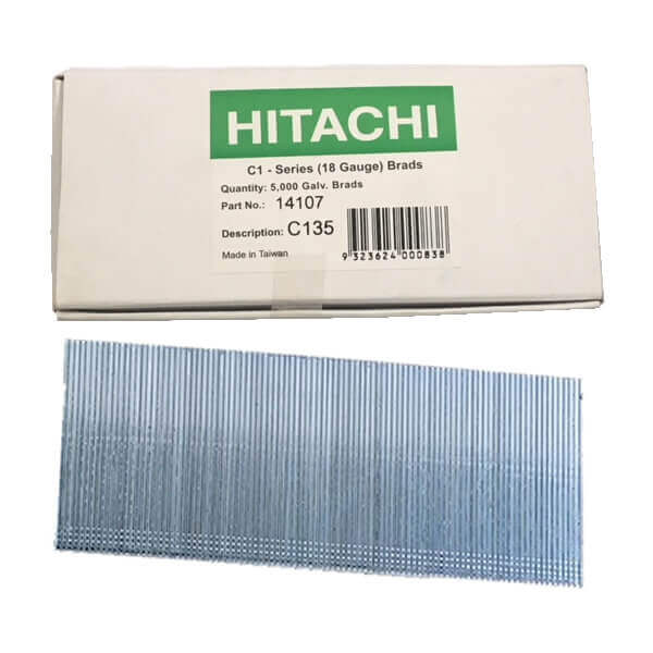 Hitachi C135 - 35mm 18 Gauge C1 Series Electro Galvanised Nails Pack of 5000