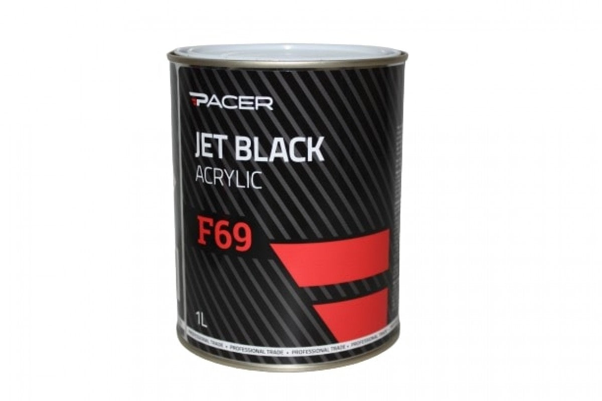 Pacer F69 Jet Black Acrylic 1Lt JB1 — Port Kennedy Auto Parts & Batteries