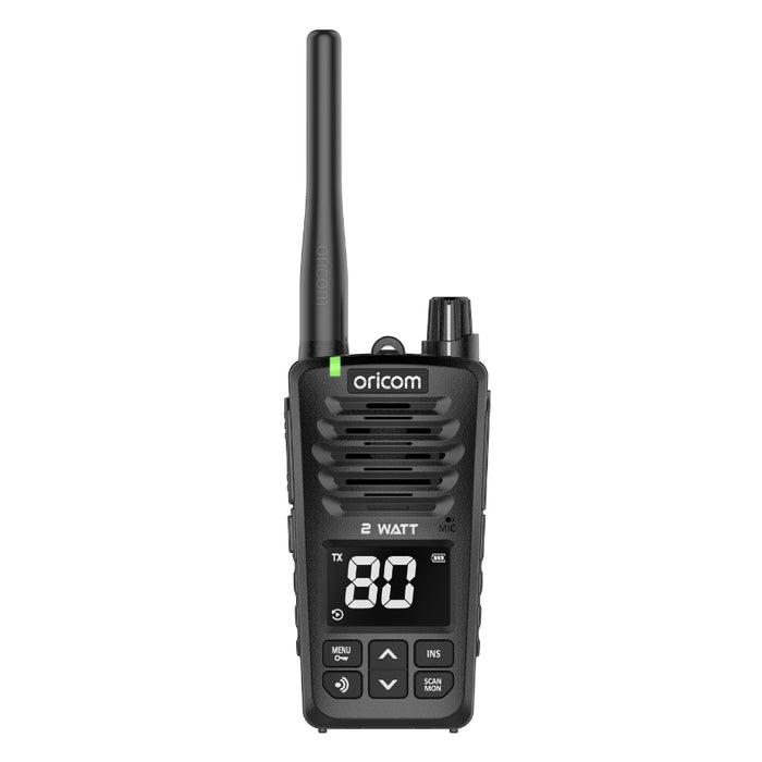 Oricom 2 Watt Floating IPX7 UHF CB Radio- UHF2600-1