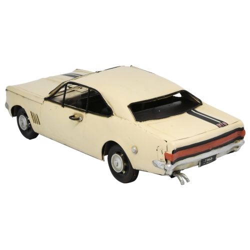 Monaro HK Metal Car Ornament White 26cm