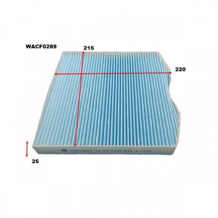 Cabin Filter (RCA406P) WACF0289