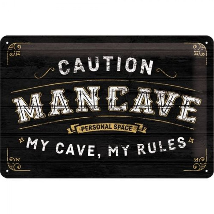 Nostalgic-Art Medium Sign Man Cave 20x30cm 5122331