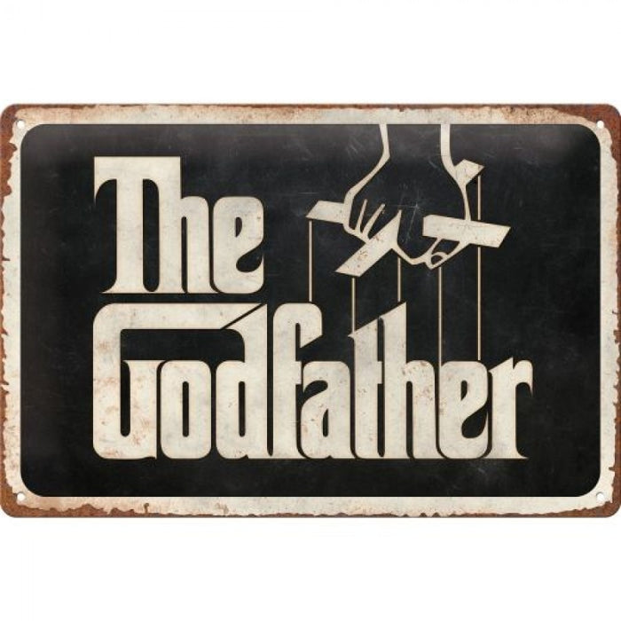 Nostalgic-Art Medium Sign Godfather Logo 20x30cm 5122400