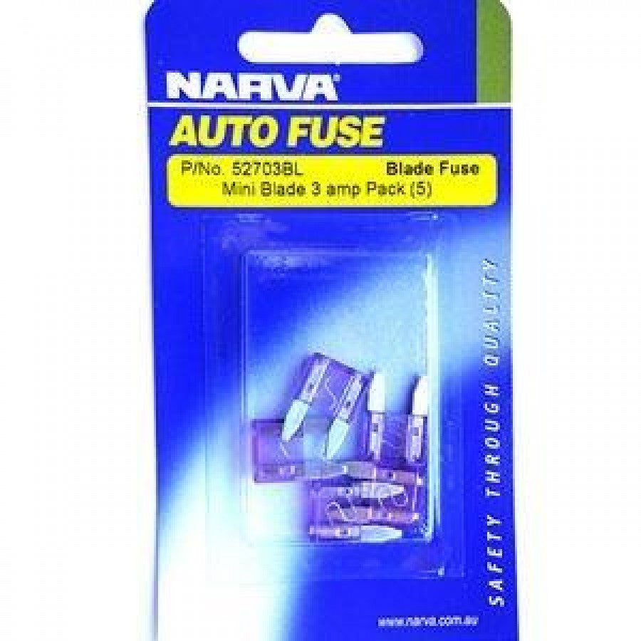 Fuse Mini Blade 3A 52703BL — Port Kennedy Auto Parts & Batteries