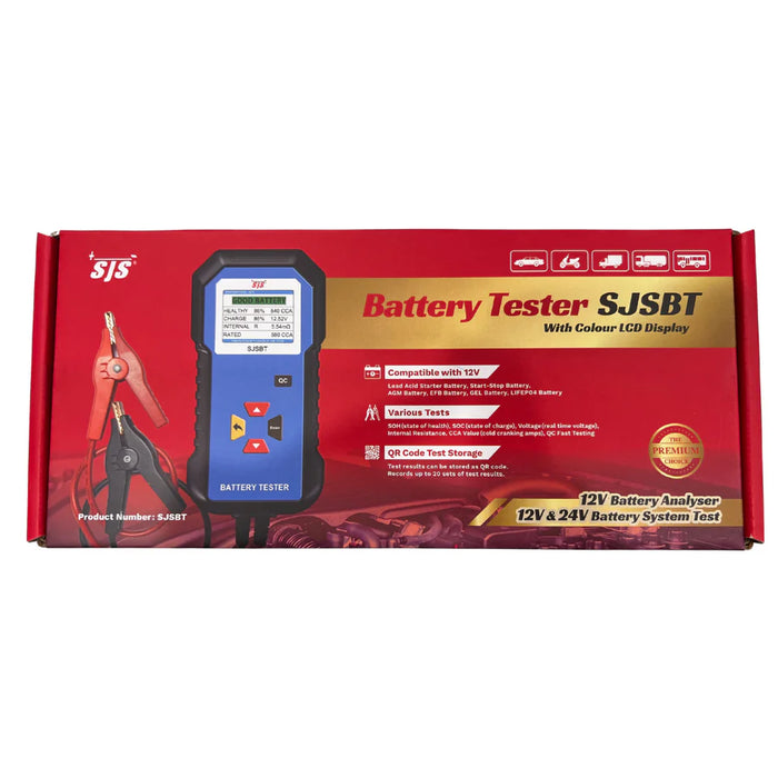 Battery Tester With Colour LCD Display SJSBT