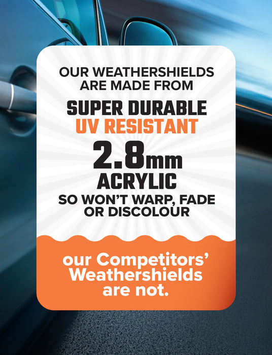 Weathershield Slimline Light Tint, Driver, Ford Focus LW 5 Door Hatchback 08/2011 - 06/2015 - F375SLD