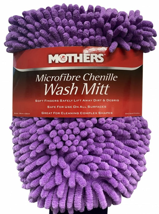 Mothers Microfibre Chenille Wash Mitt ñ 6720120