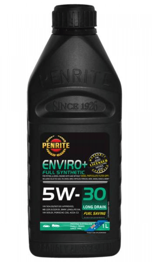 Oil Penrite Enviro Plus 5W30 1Lt EPLUS5W30001 — Port Kennedy Auto Parts ...