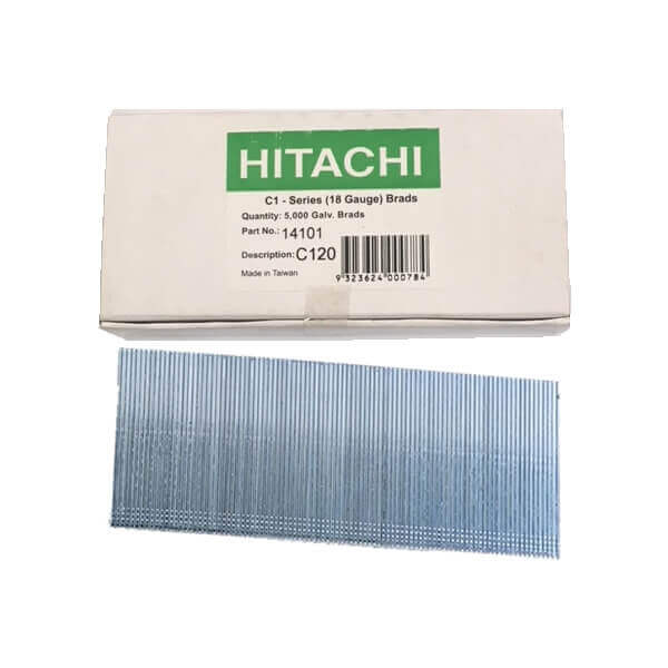 Hitachi C120 - 20mm 18 Gauge C1 Series Electro Galvanised Nails Pack of 5000