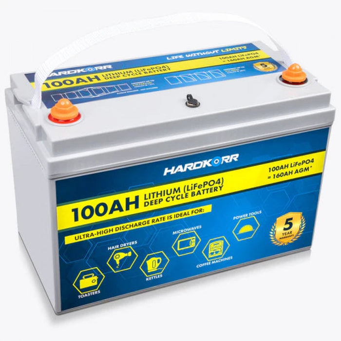 Hard Korr 100Ah Lithium (LiFePO4) Deep Cycle Battery