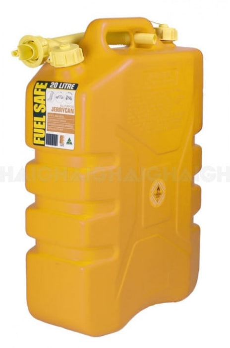 Fuel Can Yellow 20Lt Plastic FC20Y