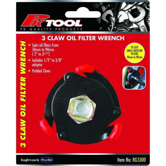 Oil Filter Wrench 3 Claw 55-95mm RG5300