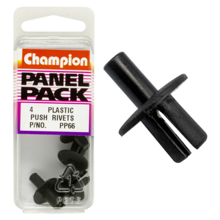 Panel Pack Champion Plastic Push Rivets (PP66) TF28 — Port Kennedy Auto ...