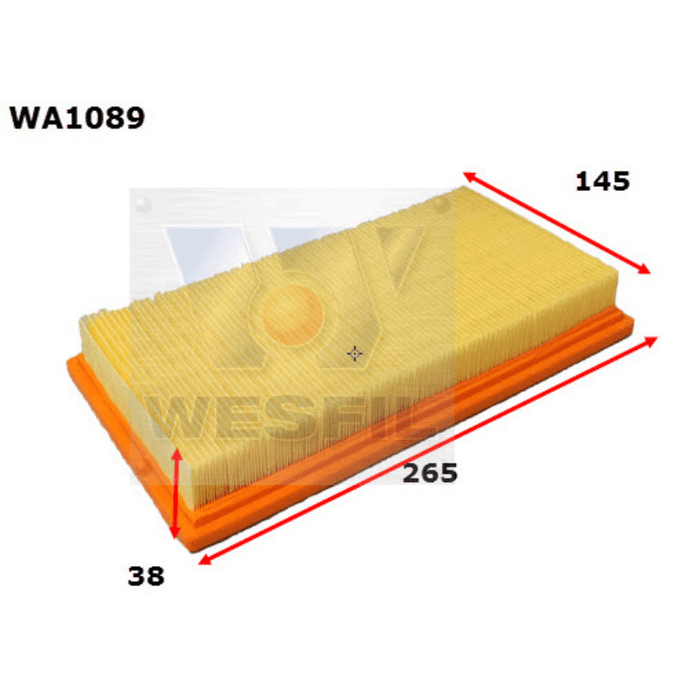 Air Filter WA1089 (A1451 ) - Port Kennedy Auto Parts & Batteries 