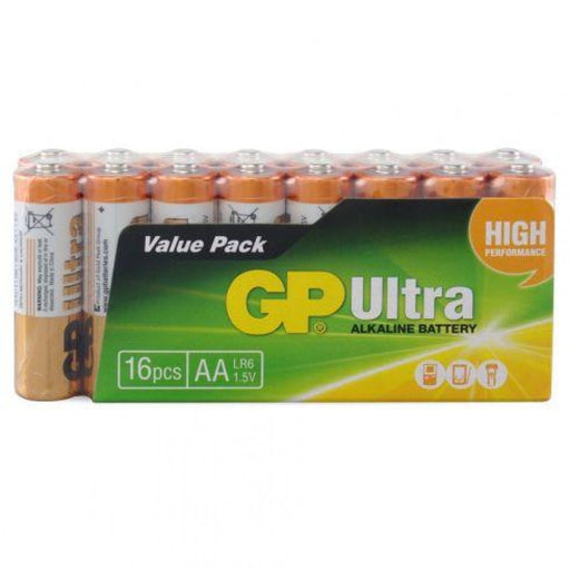 Batteries GP Ultra Alkaline AA Pack-16 - Port Kennedy Auto Parts & Batteries 