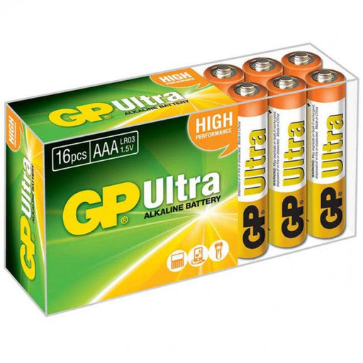 Batteries GP Ultra Alkaline AAA Pack-16 - Port Kennedy Auto Parts & Batteries 