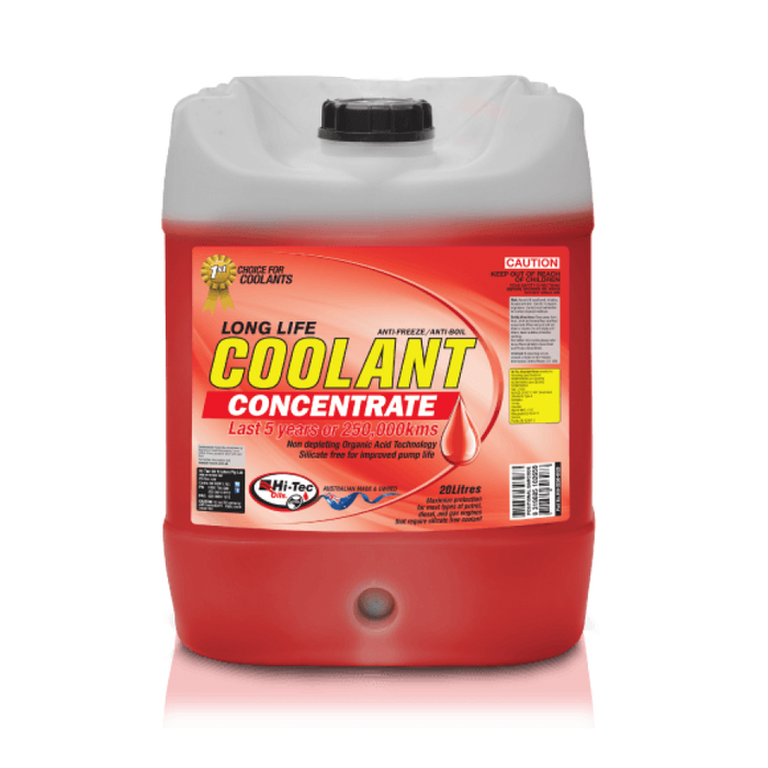 Coolant Hi-Tec Long Life Premix 33% Red-5LT HI8-3256-0005 - Port Kennedy Auto Parts & Batteries 