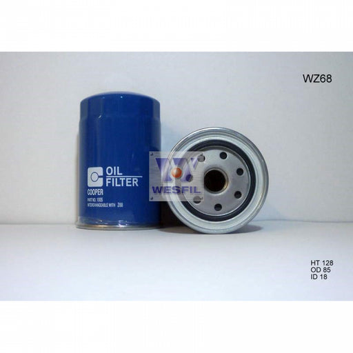 Oil Filter (Z68) WZ68 - Port Kennedy Auto Parts & Batteries 