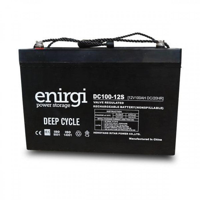 Battery Enirgi AGM Deep Cycle 105a DC100-12S