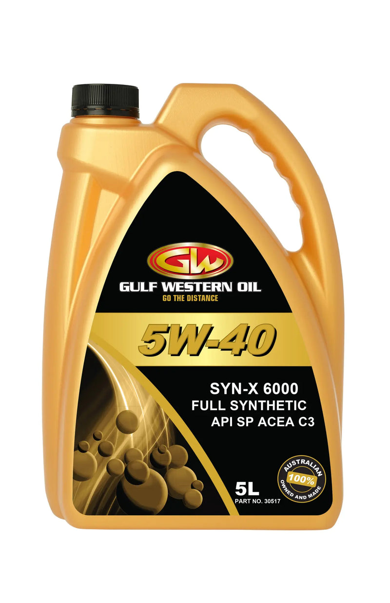 Oil Gulf Western SYN-X 6000 Full Syn 5W40 SP/CF DX 2 5L 30517 — Port ...