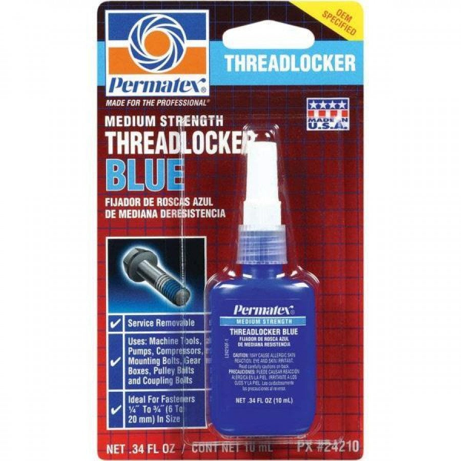 Permatex Threadlocker Med Blue PX24210 — Port Kennedy Auto Parts ...
