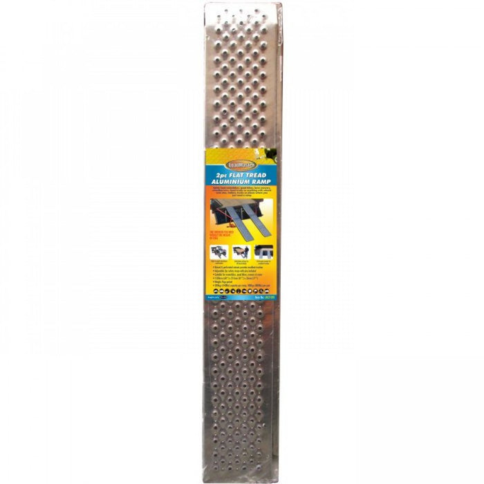 Ramp - 2Pc Flat Tread Loading Alluminium 150Cm X 21.5Cm 400K