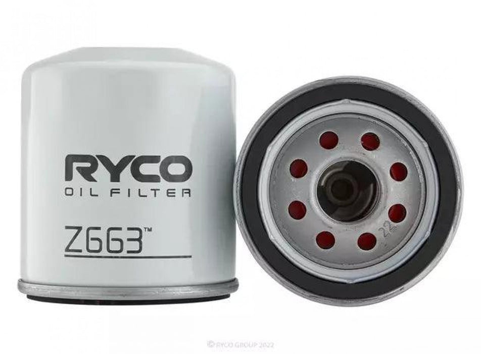 Oil Filter Ryco Z663 (WCO68) - Port Kennedy Auto Parts & Batteries 