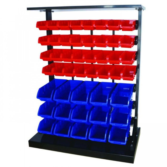 Storage Rack Set - 47Pc Mounting Rack & 32 Small & 15 Large