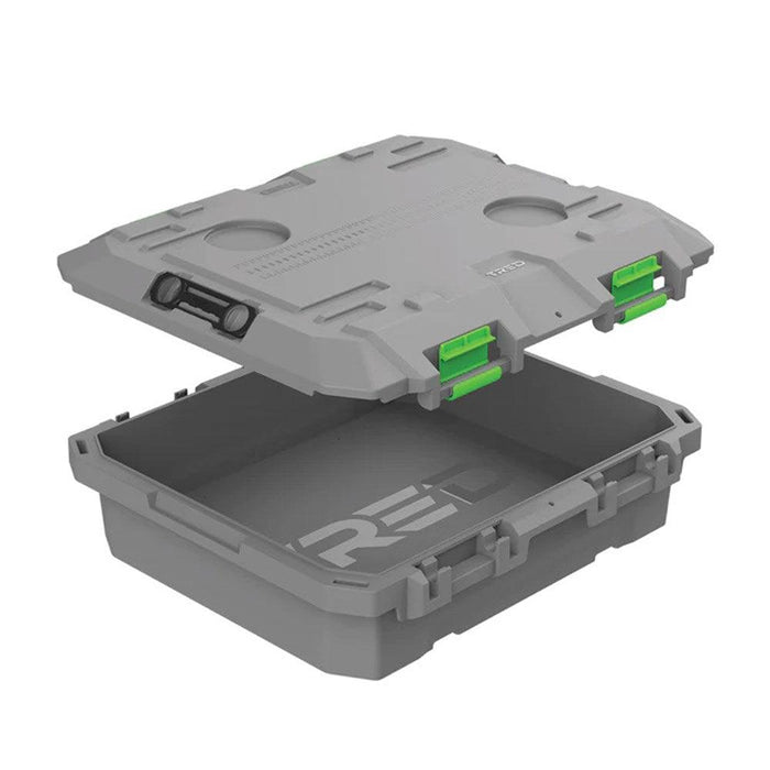 TRED GT 50-40 Storage Box 25L - Shallow - Grey With Green - Port Kennedy Auto Parts & Batteries 