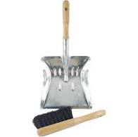 Metal Dustpan and Natural Brush Set - Port Kennedy Auto Parts & Batteries 