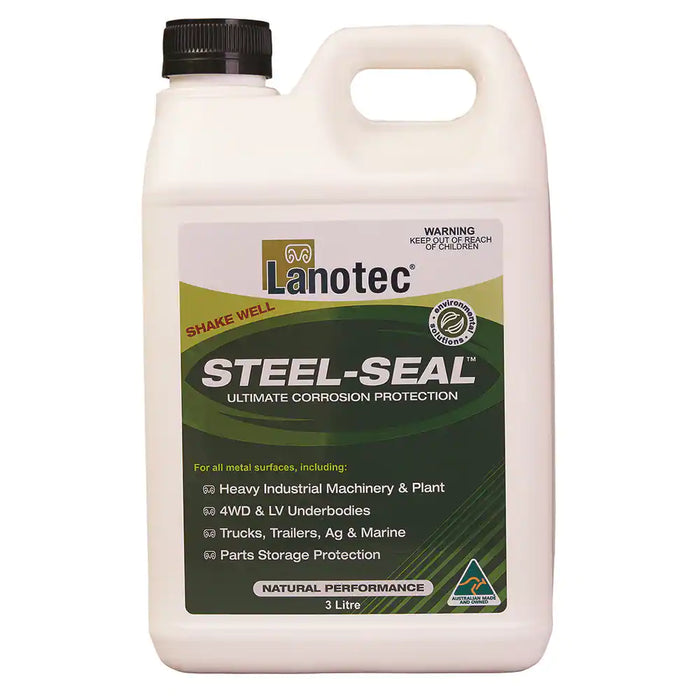 Steel Seal Aerosol Rust Protectant 3l with Free Sprayer Lanotec - PACK/SS-SU