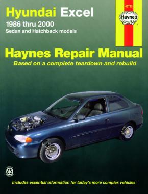 Haynes Hyundai Excel 1986-2000 Repair Manual 43725 - Port Kennedy Auto Parts & Batteries 