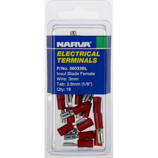 Terminals Female Blade Red 56033BL - Port Kennedy Auto Parts & Batteries 