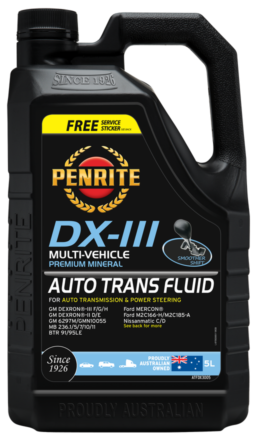 Oil Penrite ATF DX-111 5Ltr ATFDX3005 - Port Kennedy Auto Parts & Batteries 