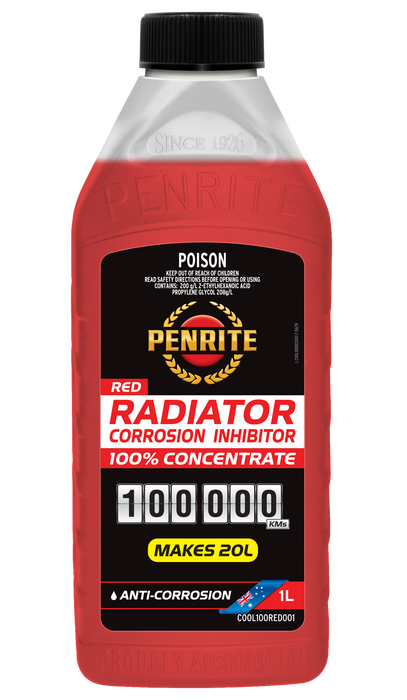 Penrite Radiator Corrosion Inhibitor Red 1lt COOL100RED001 - Port Kennedy Auto Parts & Batteries 