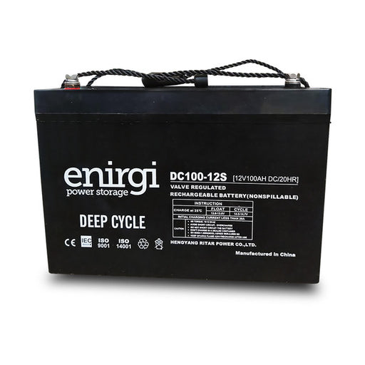 Battery Enirgi AGM Deep Cycle 105a DC100-12S - Port Kennedy Auto Parts & Batteries 