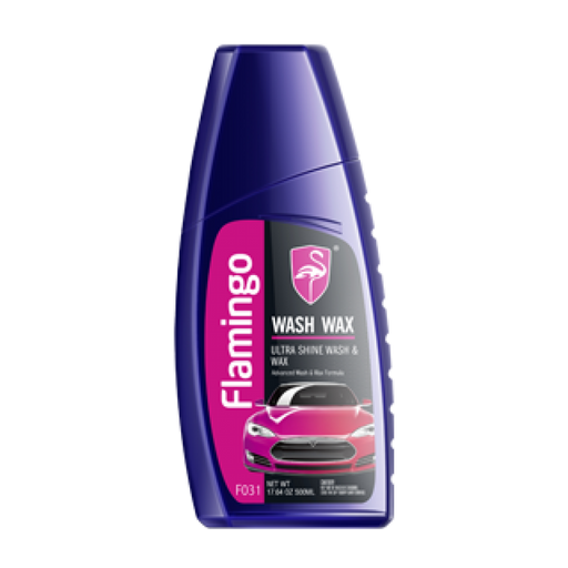 Ultra Shine Wash & Wax 500ml - FLAMINGO - F031 - Port Kennedy Auto Parts & Batteries