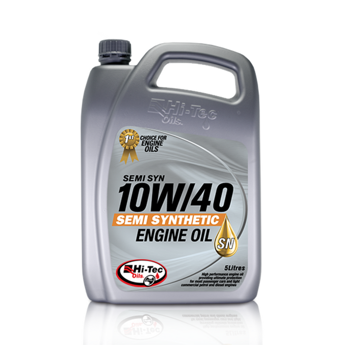 Engine Oil Hi-Tec Semi Syn 10W40 SN/CF 5L HI1-2123-0005 - Port Kennedy Auto Parts & Batteries 