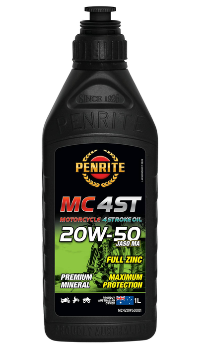 Oil Penrite MC-4 ST 20W50 1Ltr MC420W50001 - Port Kennedy Auto Parts & Batteries 