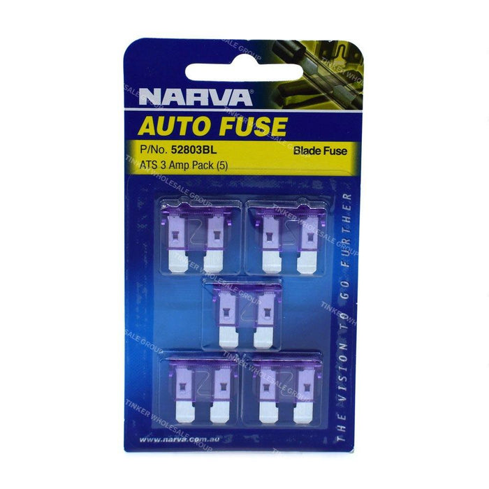 Fuse Blade 3A 52803BL KTBF3S - Port Kennedy Auto Parts & Batteries 