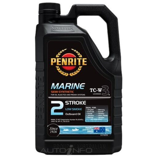 Oil Penrite Marine Outboard 2 Stroke 5L OUTB005 - Port Kennedy Auto Parts & Batteries 