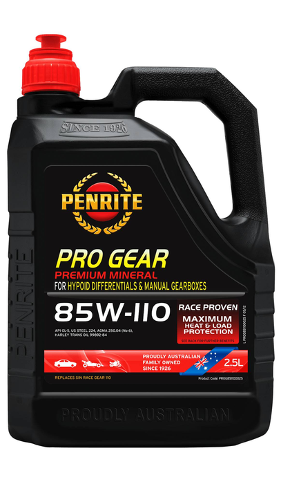 Oil Penrite Pro Gear 85W-110 2.5LPROG851100025 - Port Kennedy Auto Parts & Batteries 