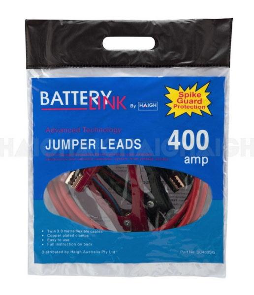 Jumper Leads 400Amp Spk/Guard SB400SG - Port Kennedy Auto Parts & Batteries 