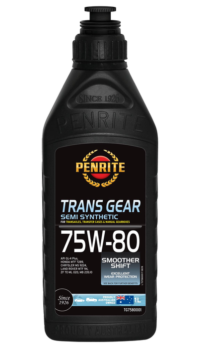 Trans Gear 75W-80 1L Penrite TG7580001 - Port Kennedy Auto Parts & Batteries 