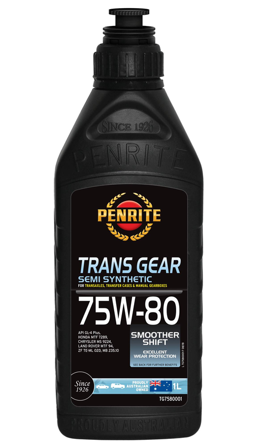 Trans Gear 75W-80 1L Penrite TG7580001 - Port Kennedy Auto Parts & Batteries 